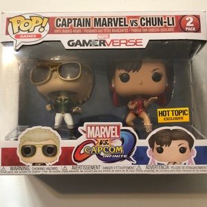 Marvel vs capcom funko set